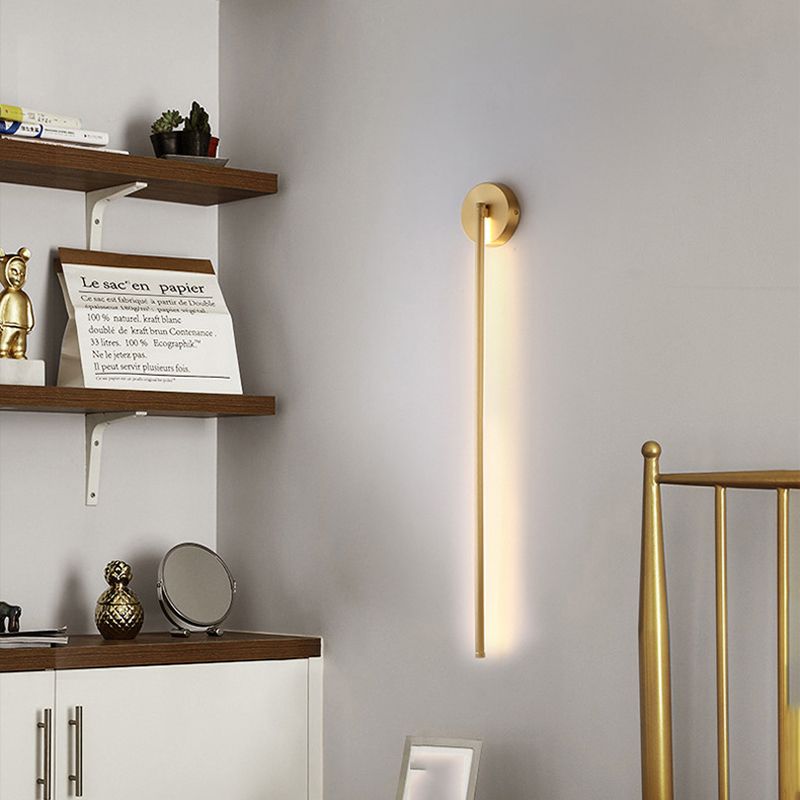 Arisha Moderni LED Minimalismo  Applique Metallo Oro Lineare