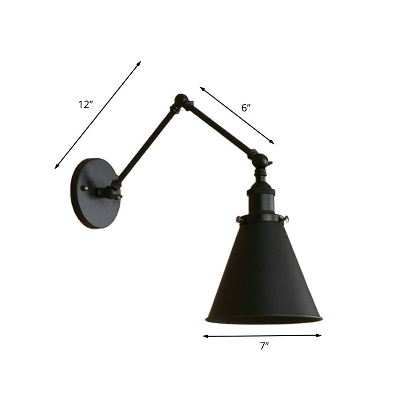 Calven Wall Lamp Vintage Adjustable Living Room