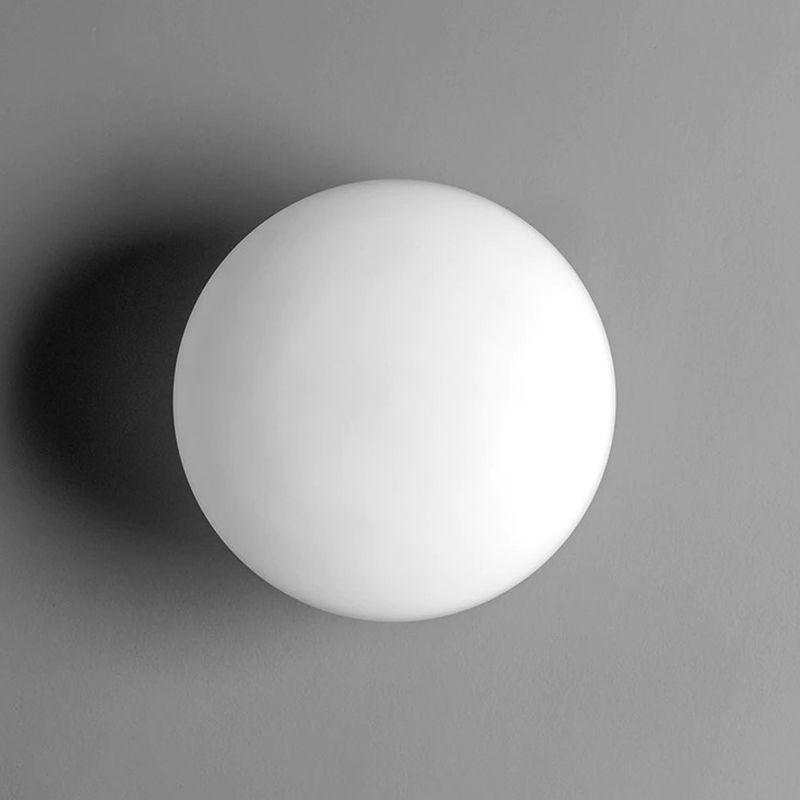 Valentina Minimalismo LED Applique Moderno Bianco Globo Forma