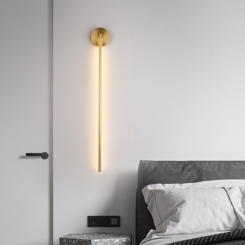 Arisha Moderni LED Minimalismo  Applique Metallo Oro Lineare