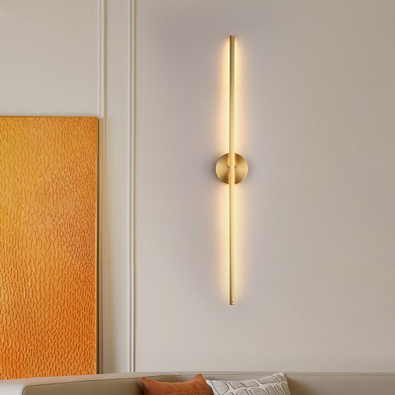 Arisha Moderni LED Minimalismo  Applique Metallo Oro Lineare