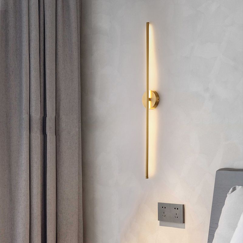 Arisha Moderni LED Minimalismo  Applique Metallo Oro Lineare