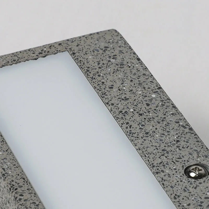 Davel LED Outdoor Wall Lamp, Black & White