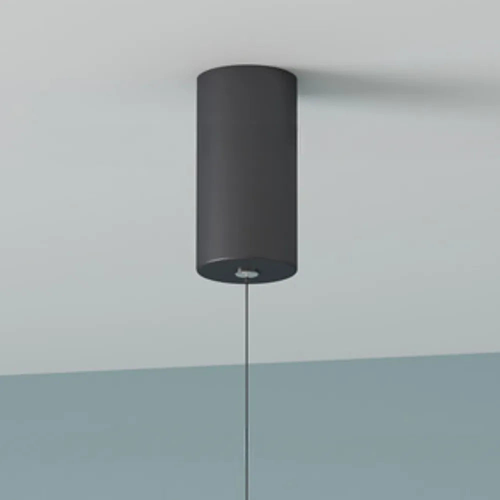 Tavix Minimalist Linear Pendant Light Bedside, Black