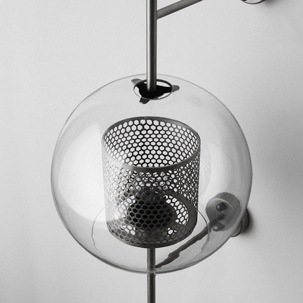 Seniq Industrial Classy Global Clear Glass Wall Lamp