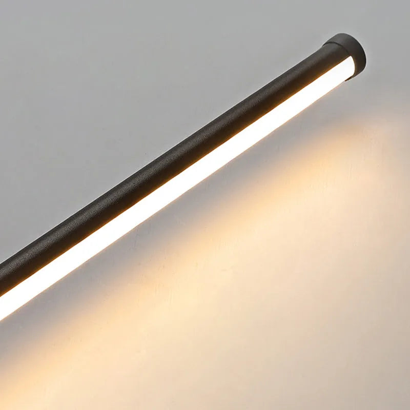 Ravel Minimalist Rotatable Linear Indoor Wall Lamp, Black