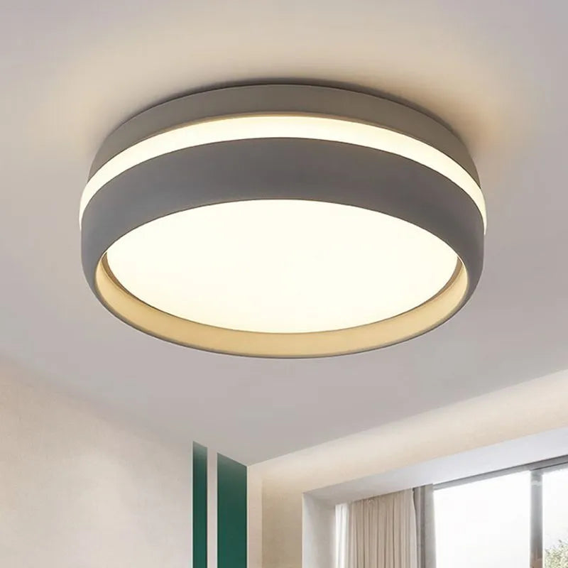 Lenior Ceiling Light Black Round