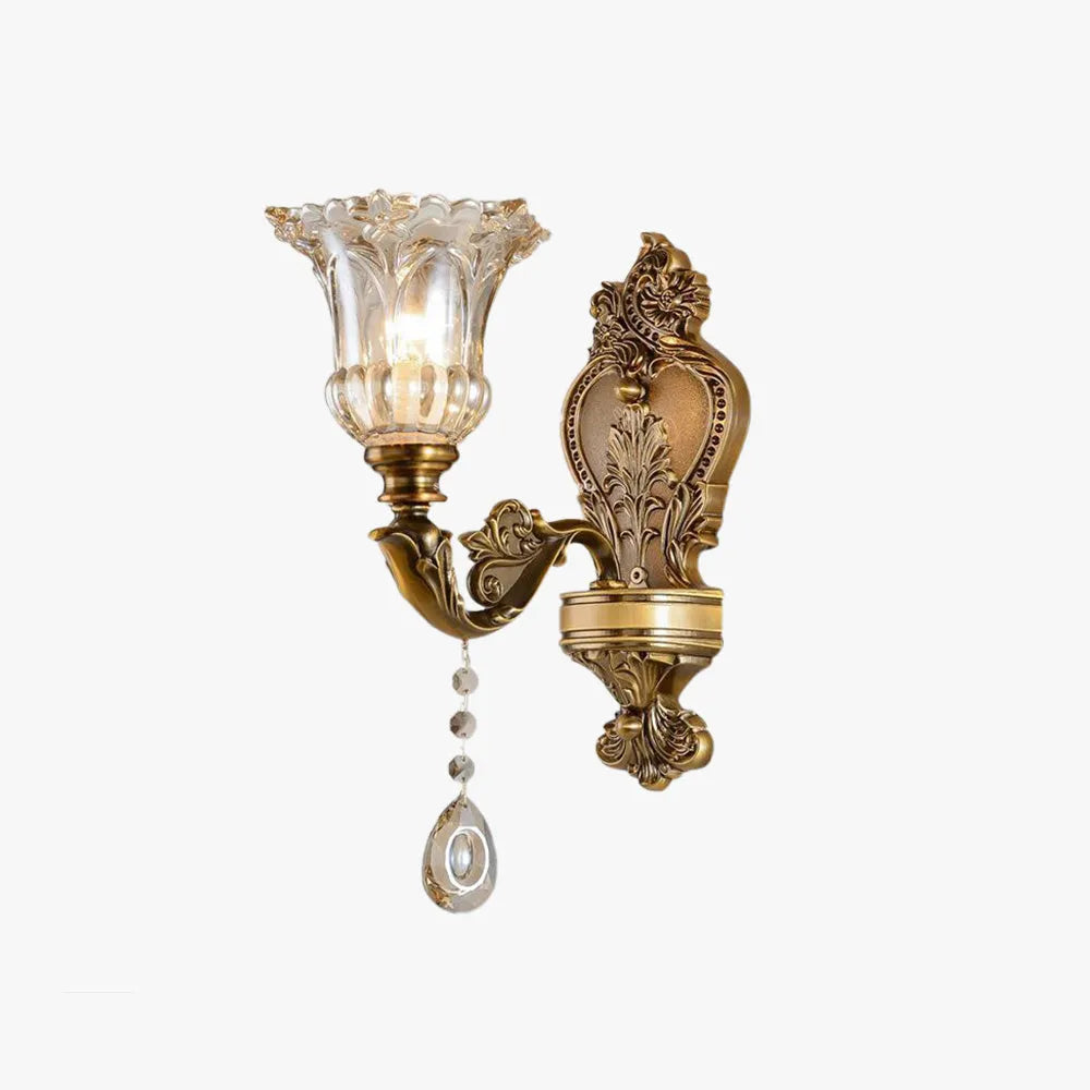 Calixo Wall Lamp Vintage Flor /Glass Gold