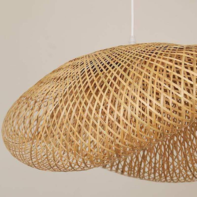 Ritta Moderne LED Lampade a Sospensione Bambù Sala da Pranzo/Cucina