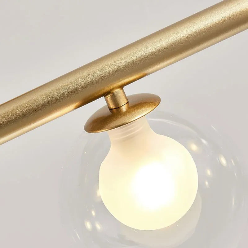 Lumirel Pendant Light Linear Bubble Glass
