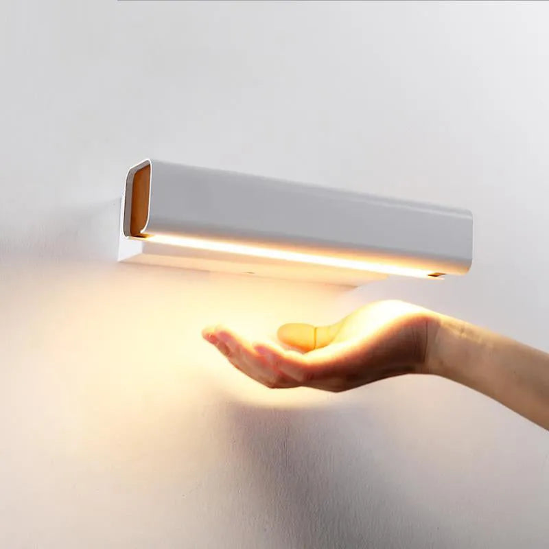 Heri Modern Rectangles Rotatable Wall Lamp, Black/White