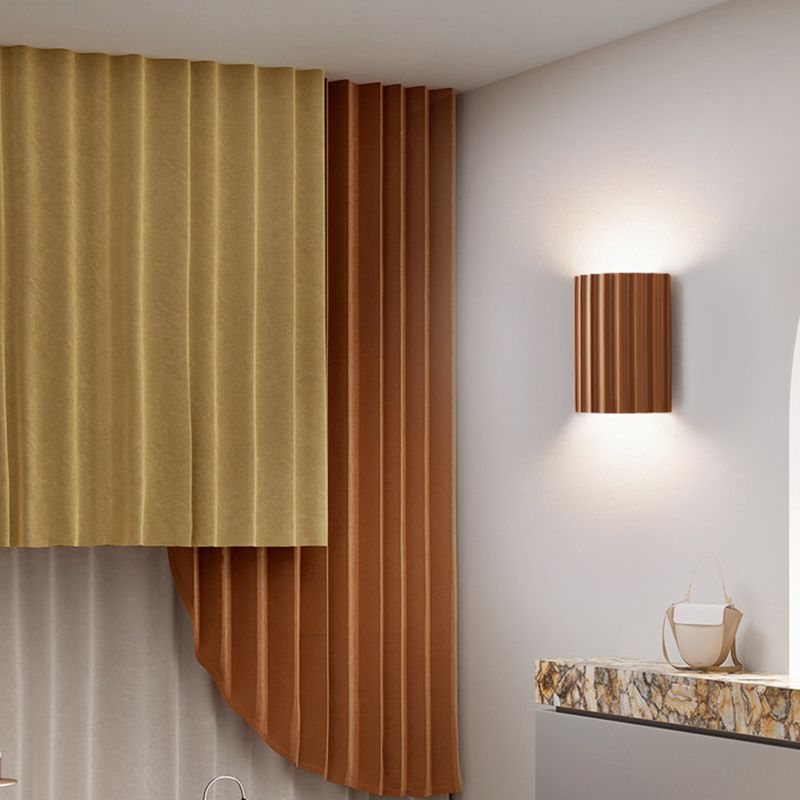 Orvian Wall Lamp Semi-cylindrical Resin