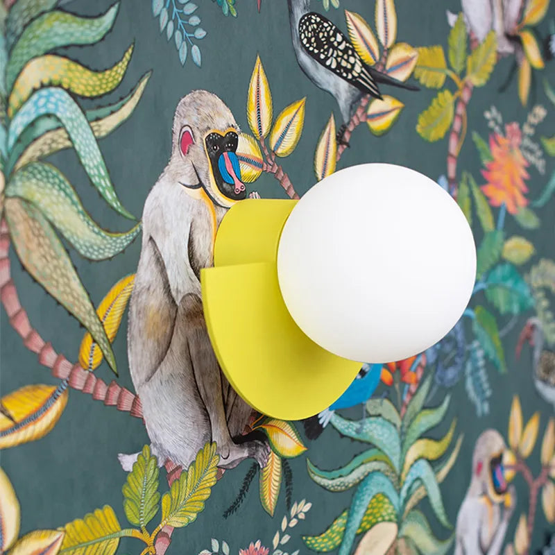Solvire Wall Lamp Half Circle Globe