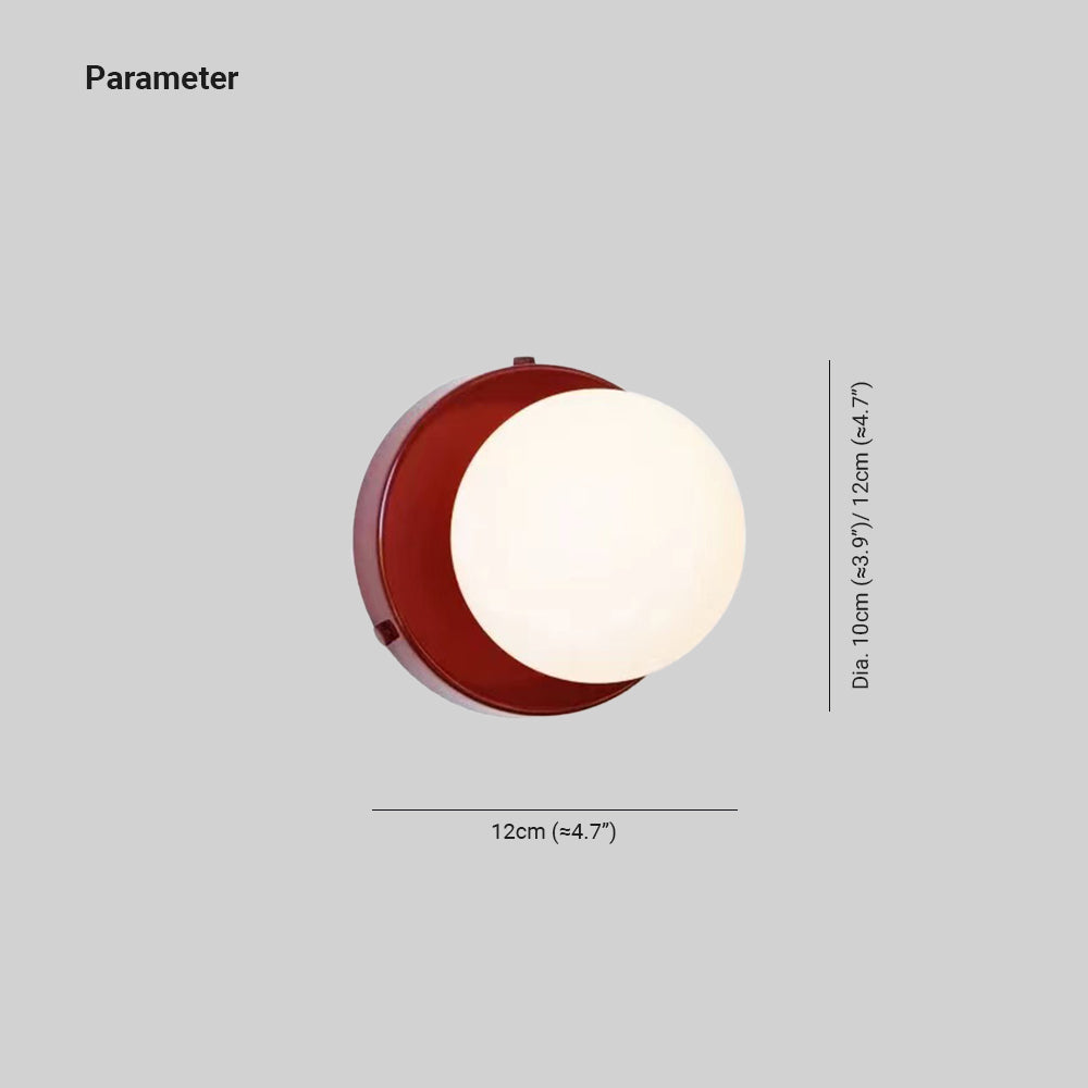 Velior Wall Lamp Round Globe Modern