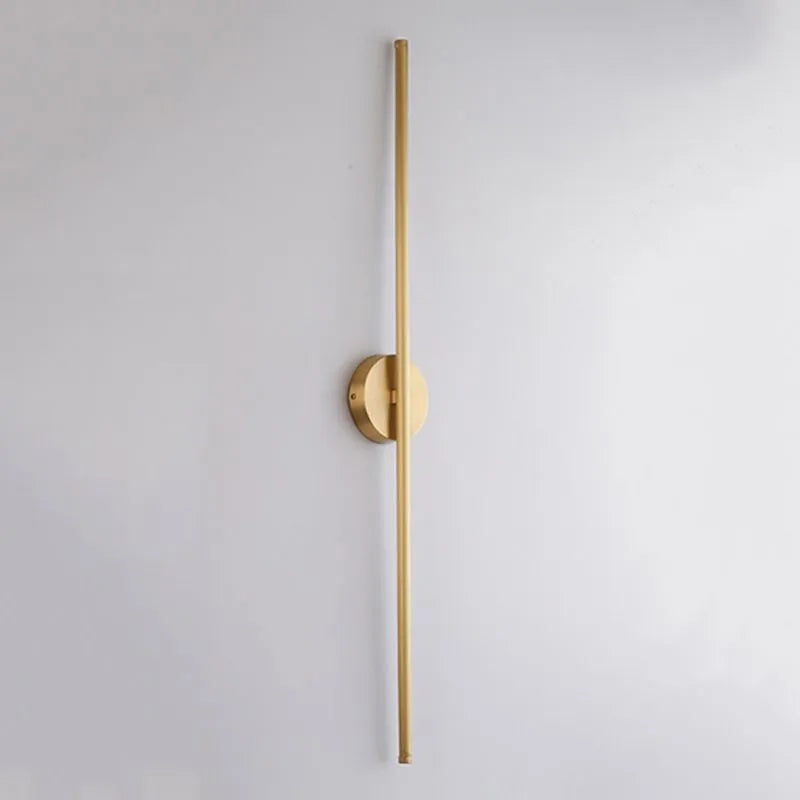Dorina Wall Lamp Modern Linear &Silica Gel Gold