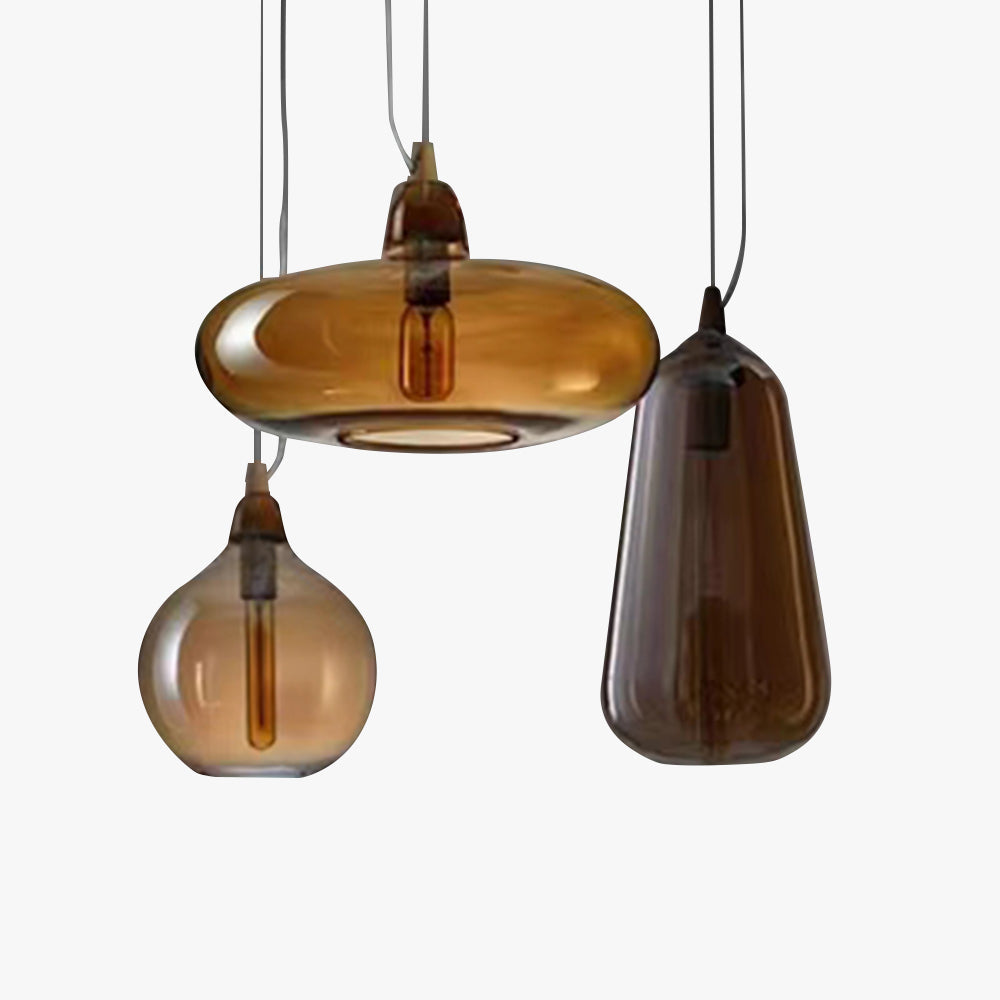 Sorvex Pendant Light Amber Glass