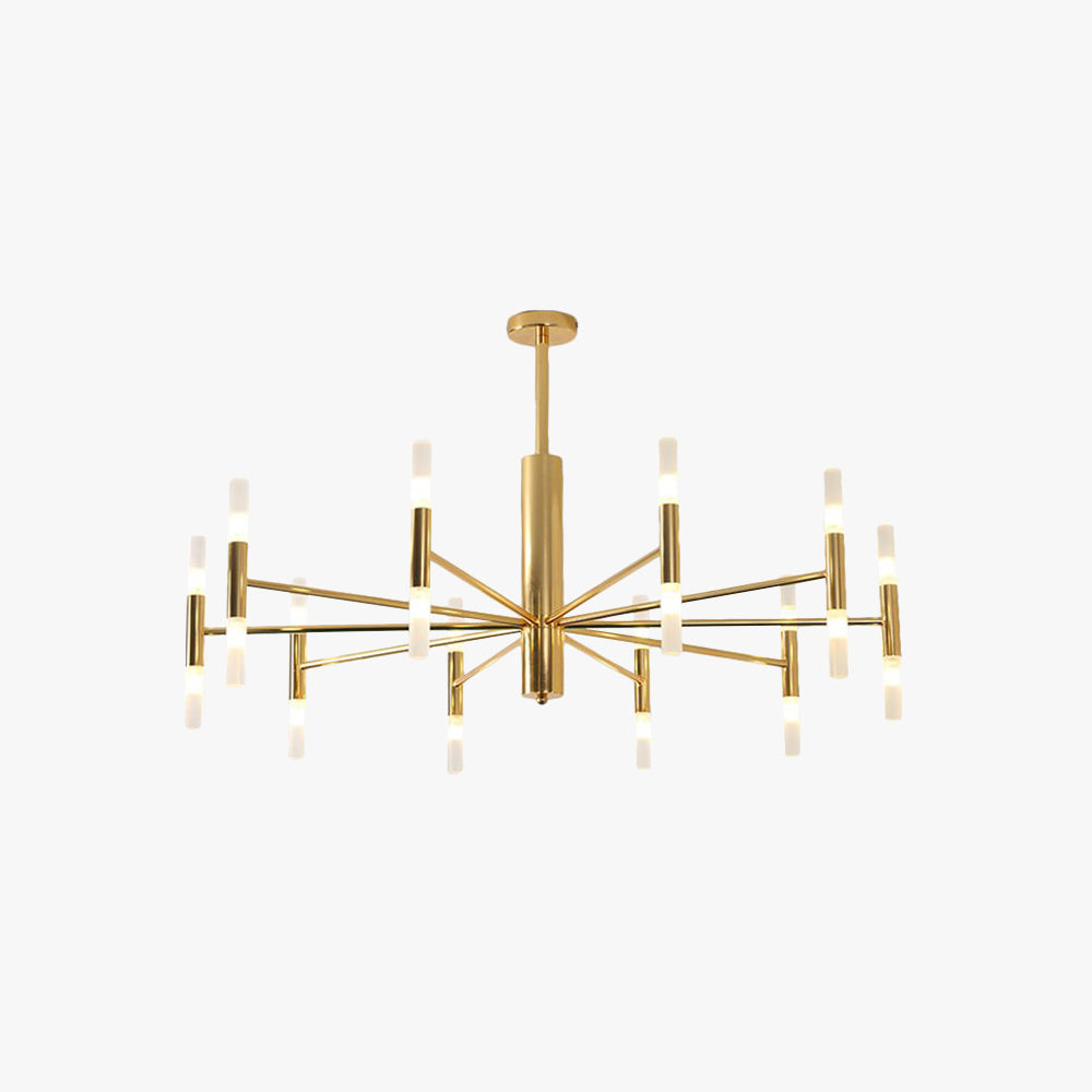 Kristy Lampada a Sospensione LED Moderno Cilindrico Oro