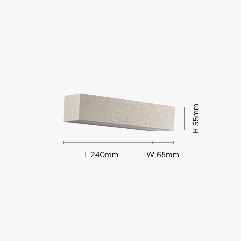 Davel LED Outdoor Wall Lamp, Black & White