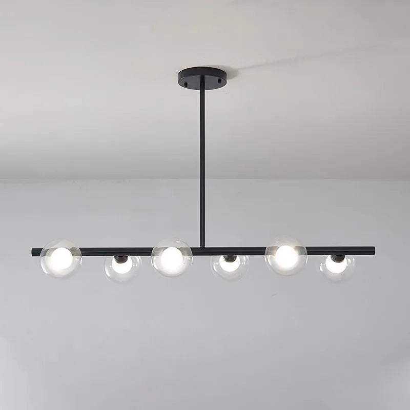 Lumirel Pendant Light Linear Bubble Glass