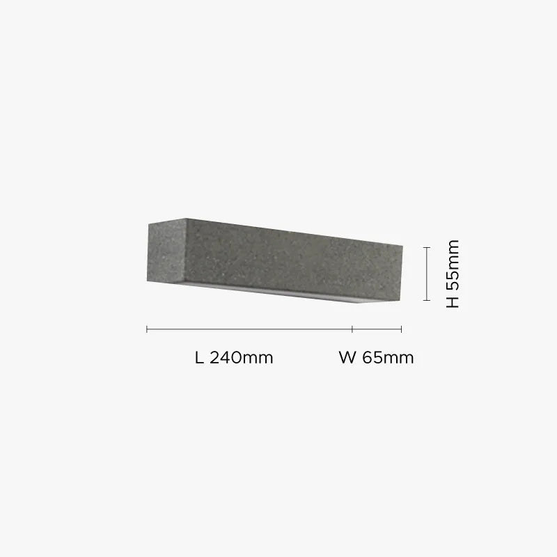Davel LED Outdoor Wall Lamp, Black & White