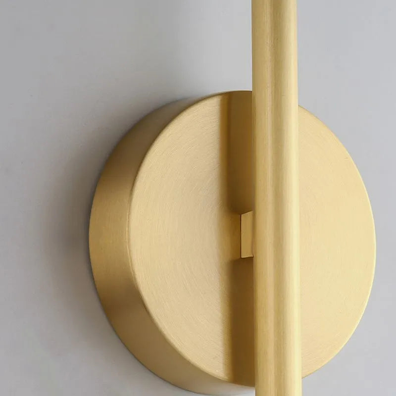 Dorina Wall Lamp Modern Linear &Silica Gel Gold