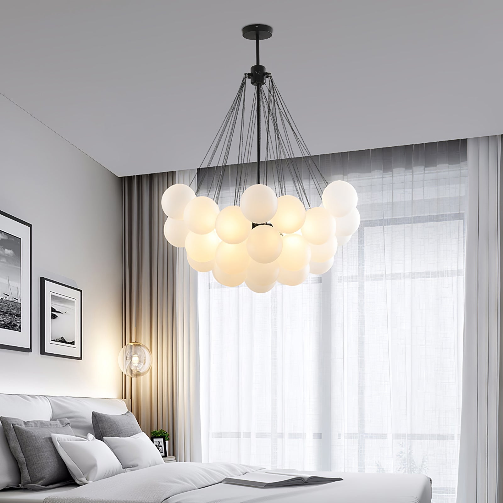 Bubble Chandelier - Blowlighting
