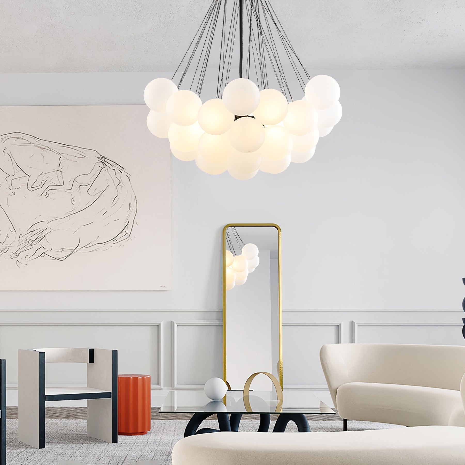 Bubble Chandelier - Blowlighting