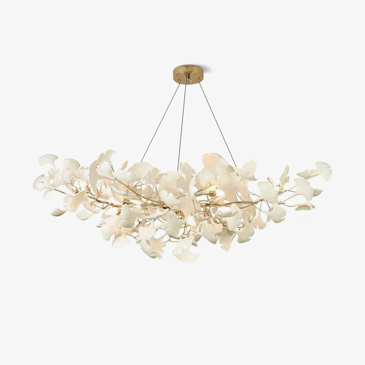 Olivia Lampadario di Lusso in Ceramica con Forma a U