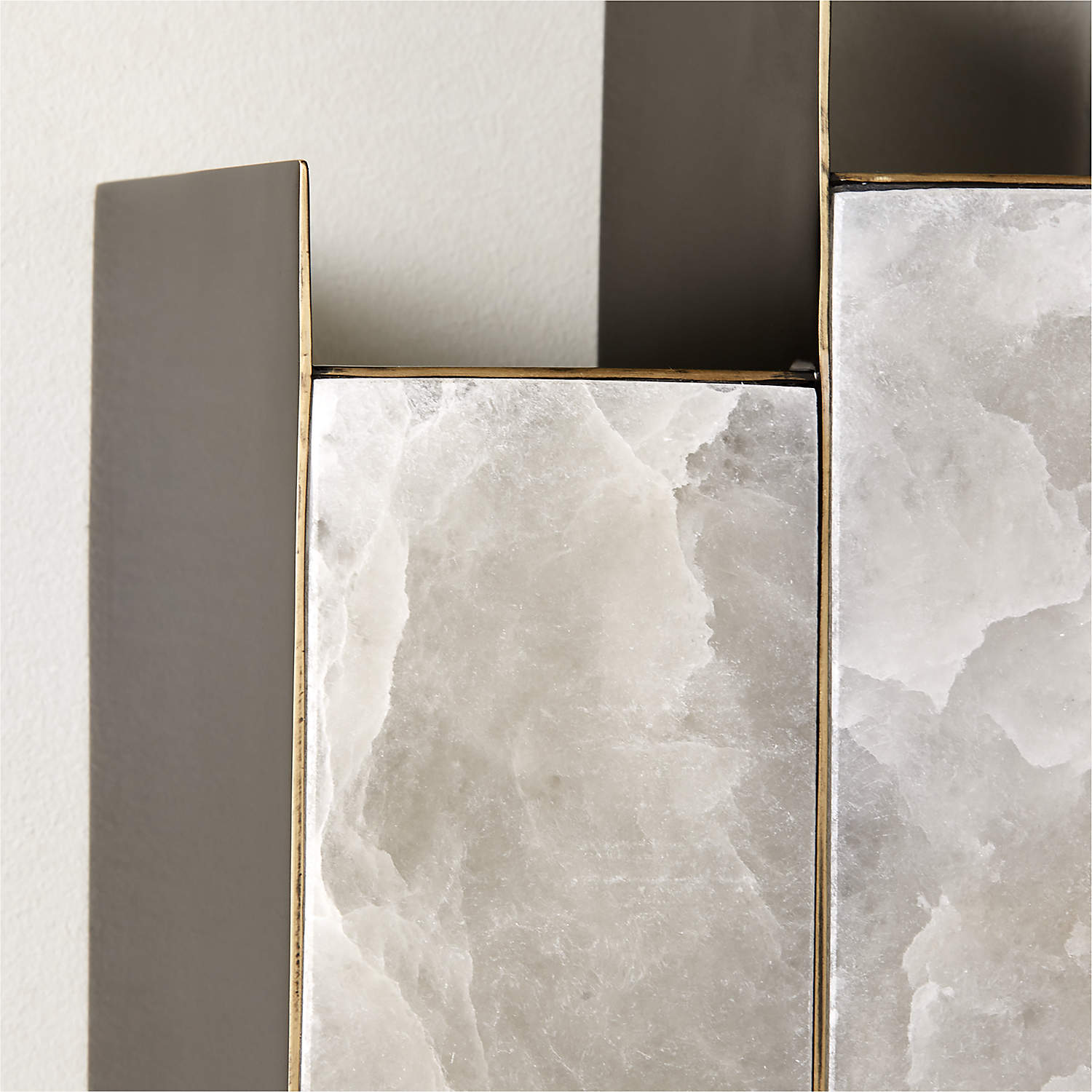 Vavynor Individual Creativity Brass Alabaster Wall Lamp - Lamp Copper