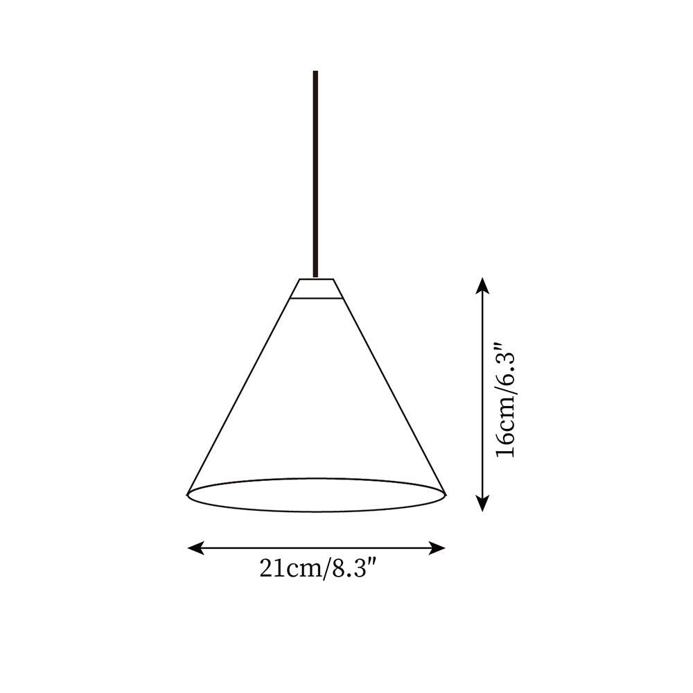 Pendant Light Black Cone Shade Industrial - Letslighting