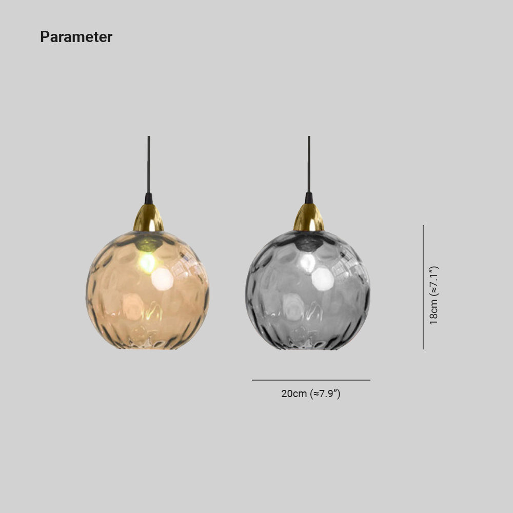 Avo Ripple Glass Pendant Lights