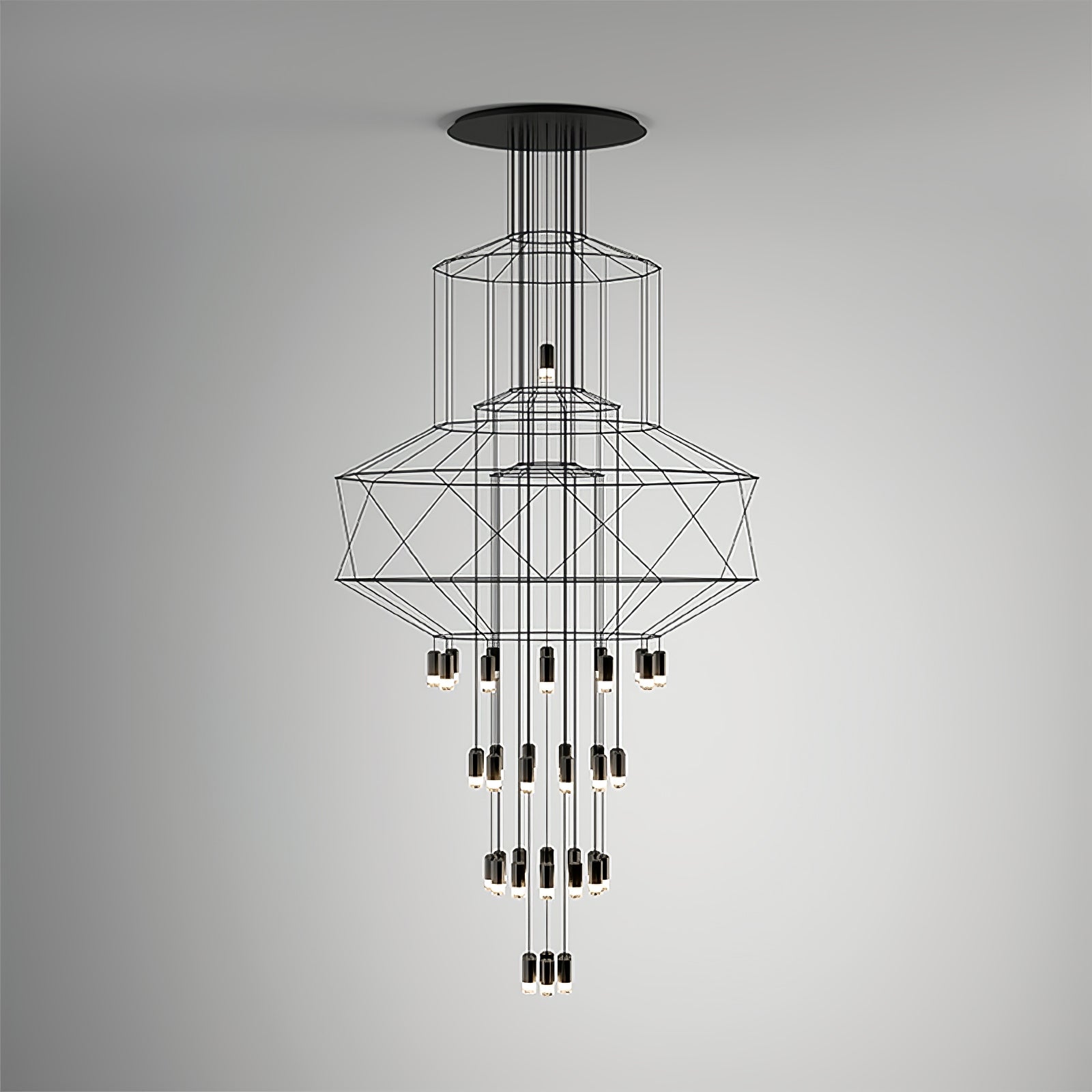 Lines Chandelier - Blowlighting