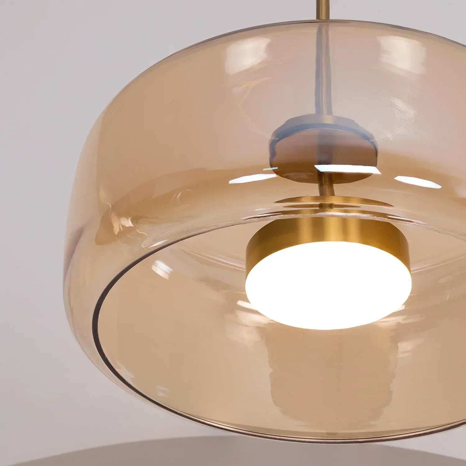Lioren Pendant Light Morden Glass Clear/Smoky/Amber