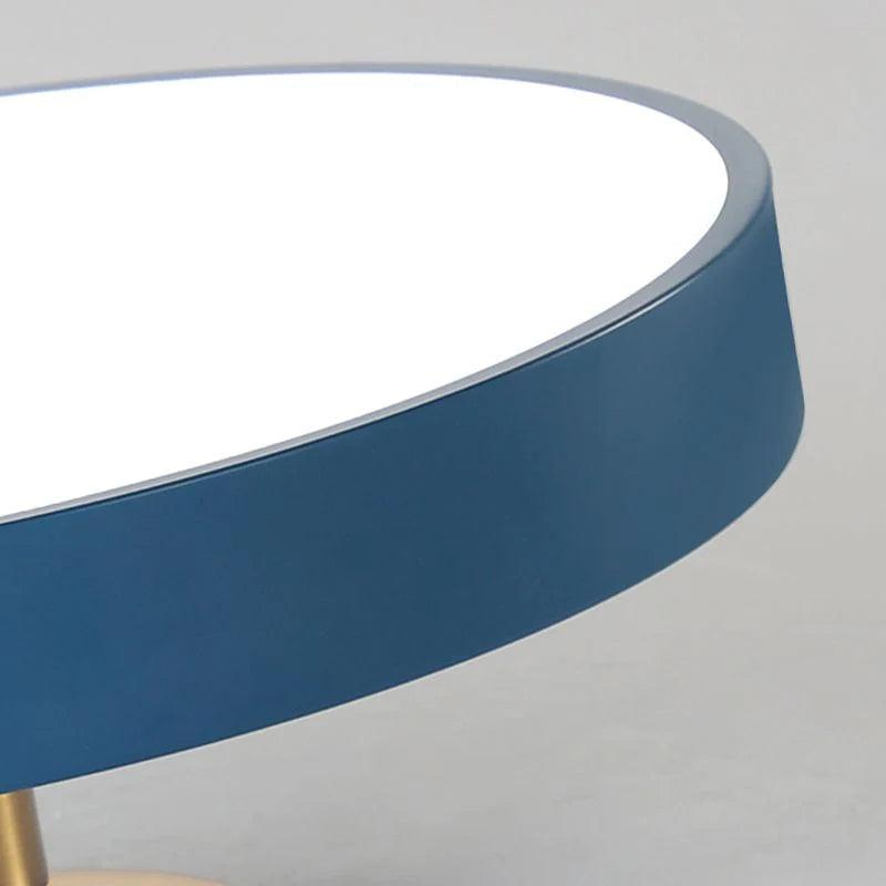 Valentina Nordico Minimalista Rotondo Plafoniere Metallo Acrilico Cucina