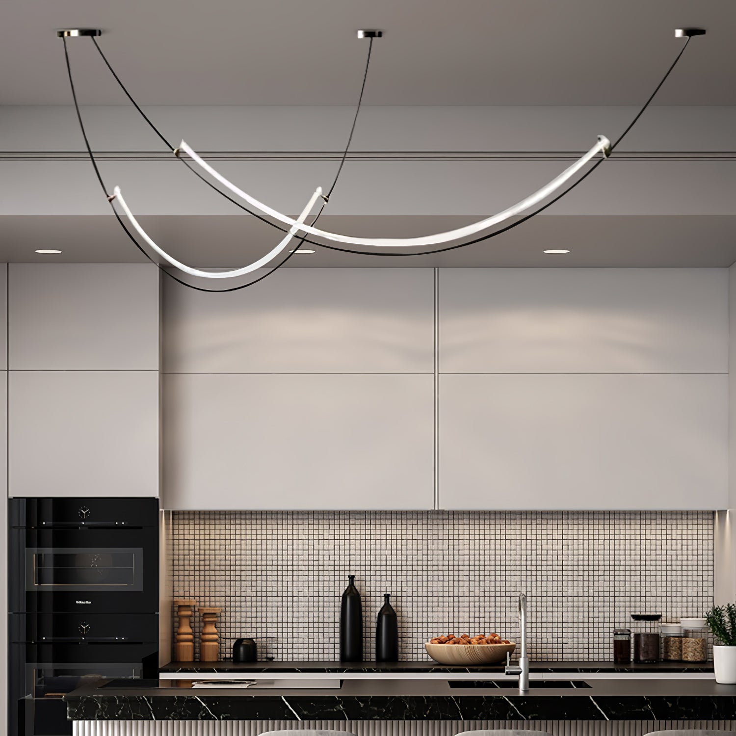 Arisha Lampada a Sospensione LED Curva