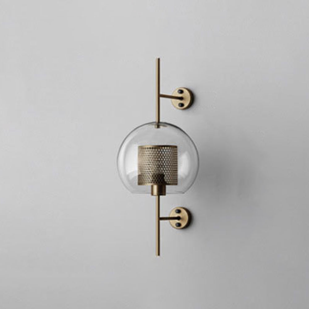 Seniq Industrial Classy Global Clear Glass Wall Lamp