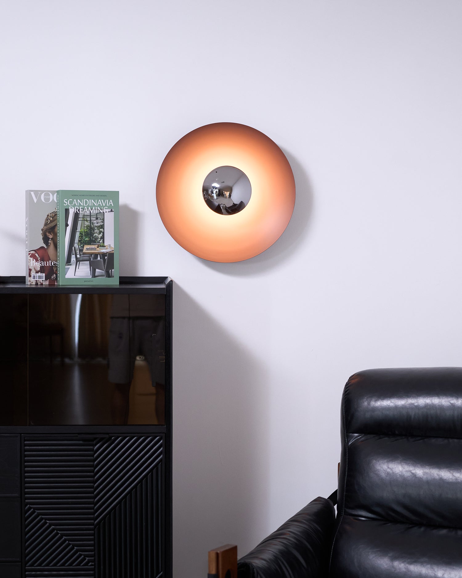 Wall Lamp Eclipse Inspired Halo Glow Modern Minimalist Art Accent - Letslighting
