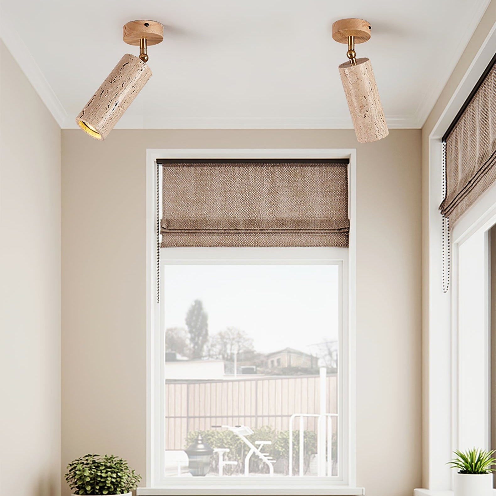 Mycaran Travertine Pendant Light - Neutralighting