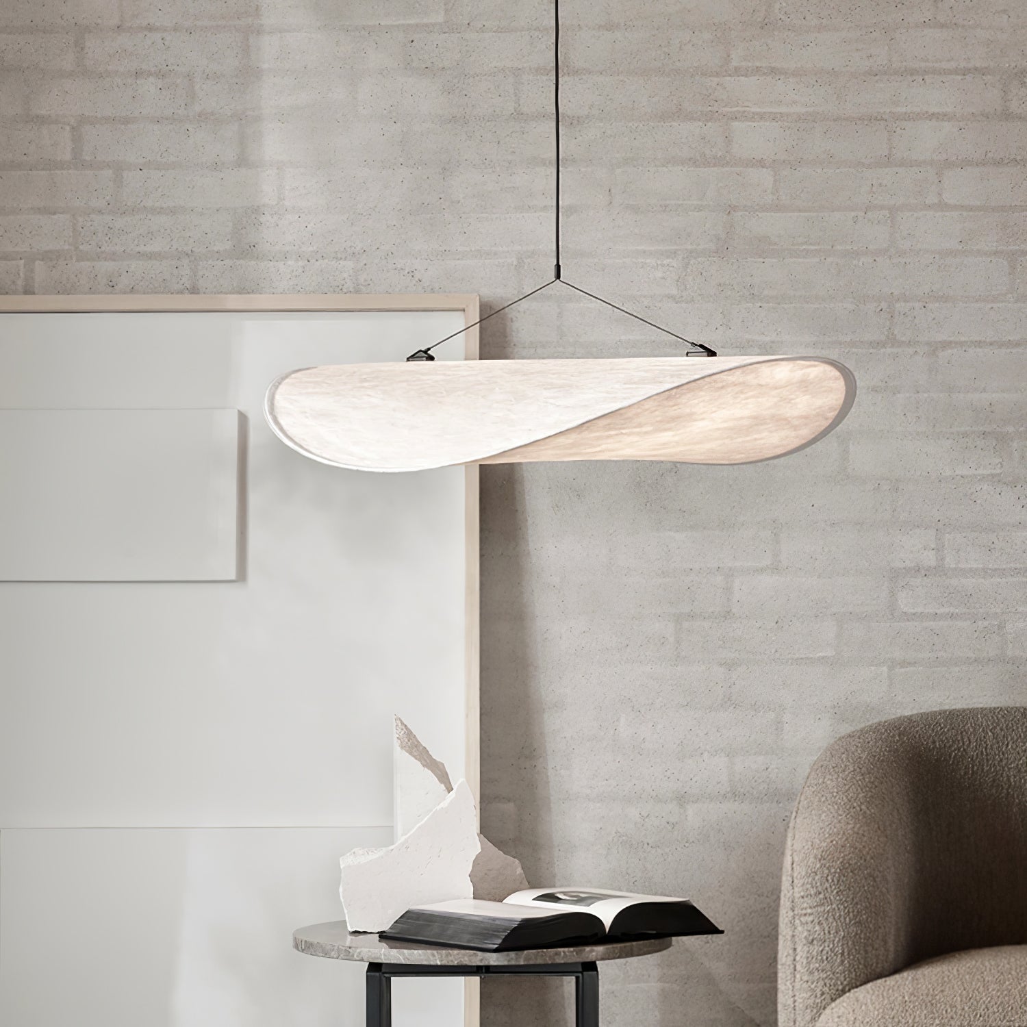 Tense Tyvek Pendant Lamp - Blowlighting