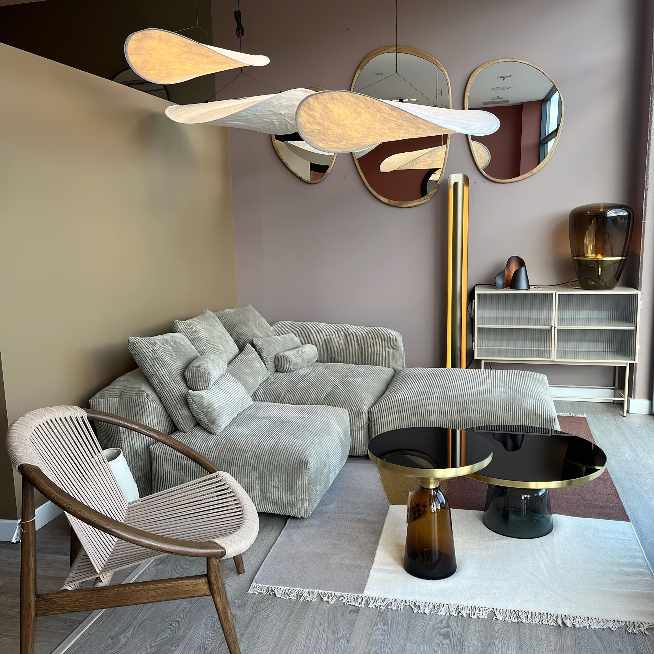 Tense Tyvek Pendant Lamp - Blowlighting
