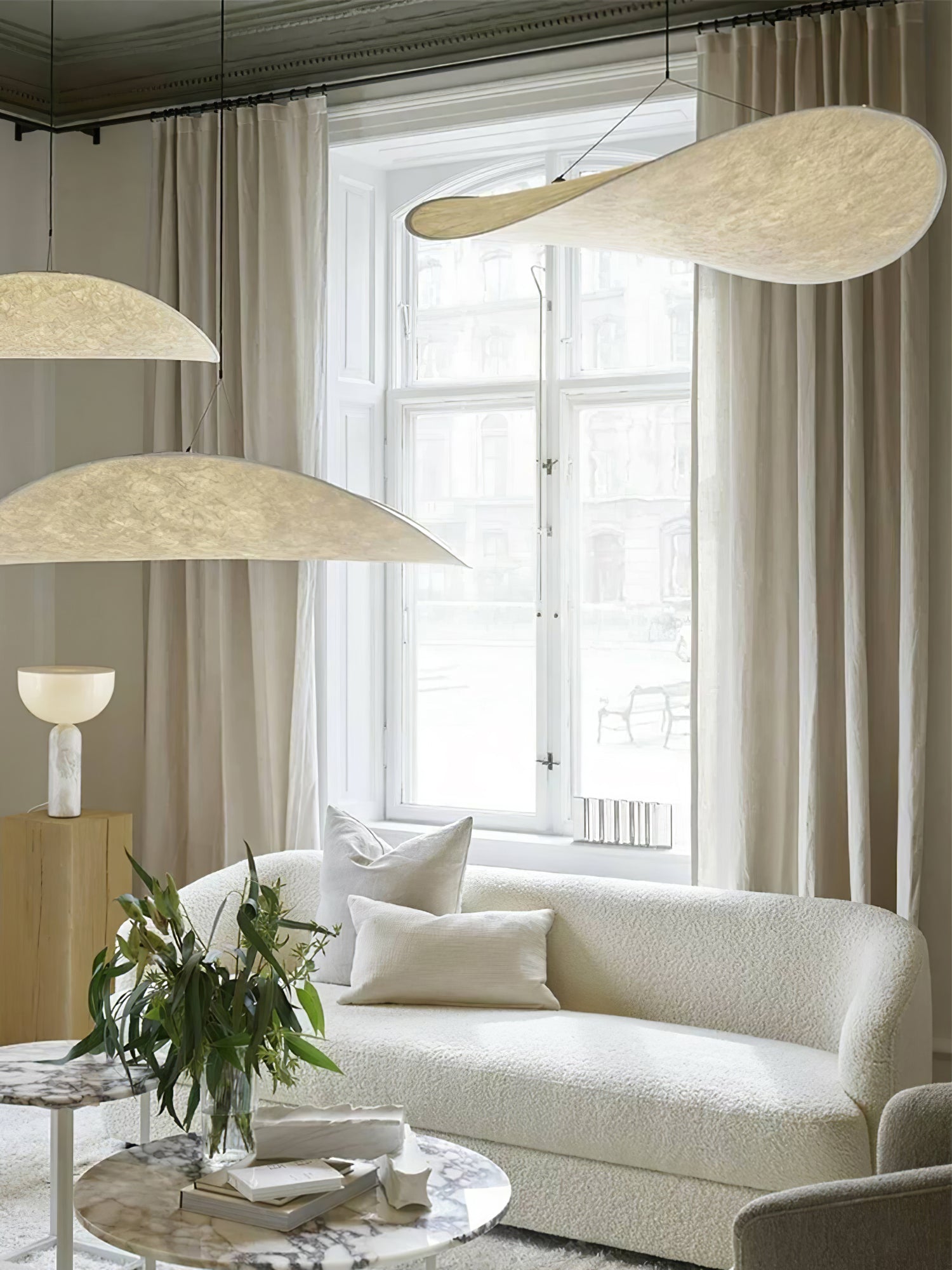 Tense Tyvek Pendant Lamp - Blowlighting