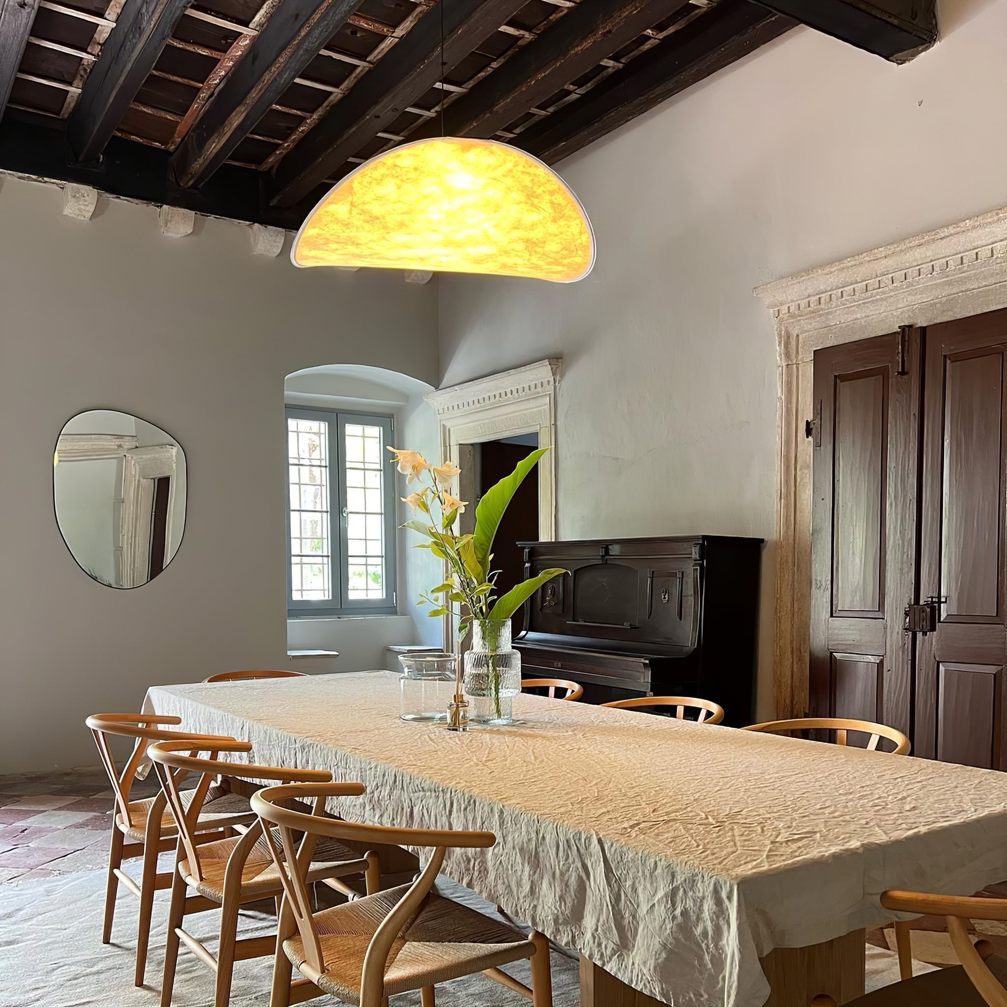Tense Tyvek Pendant Lamp - Blowlighting