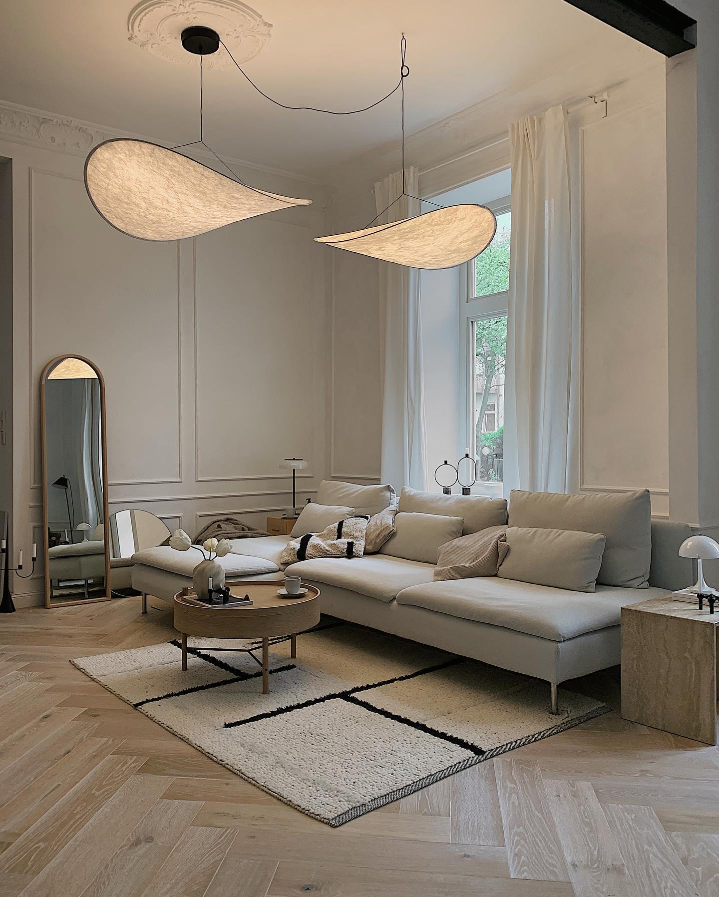 Tense Tyvek Pendant Lamp - Blowlighting