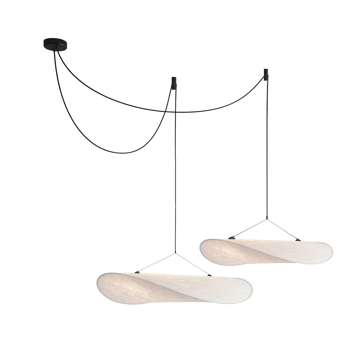 Tense Tyvek Pendant Lamp - Blowlighting