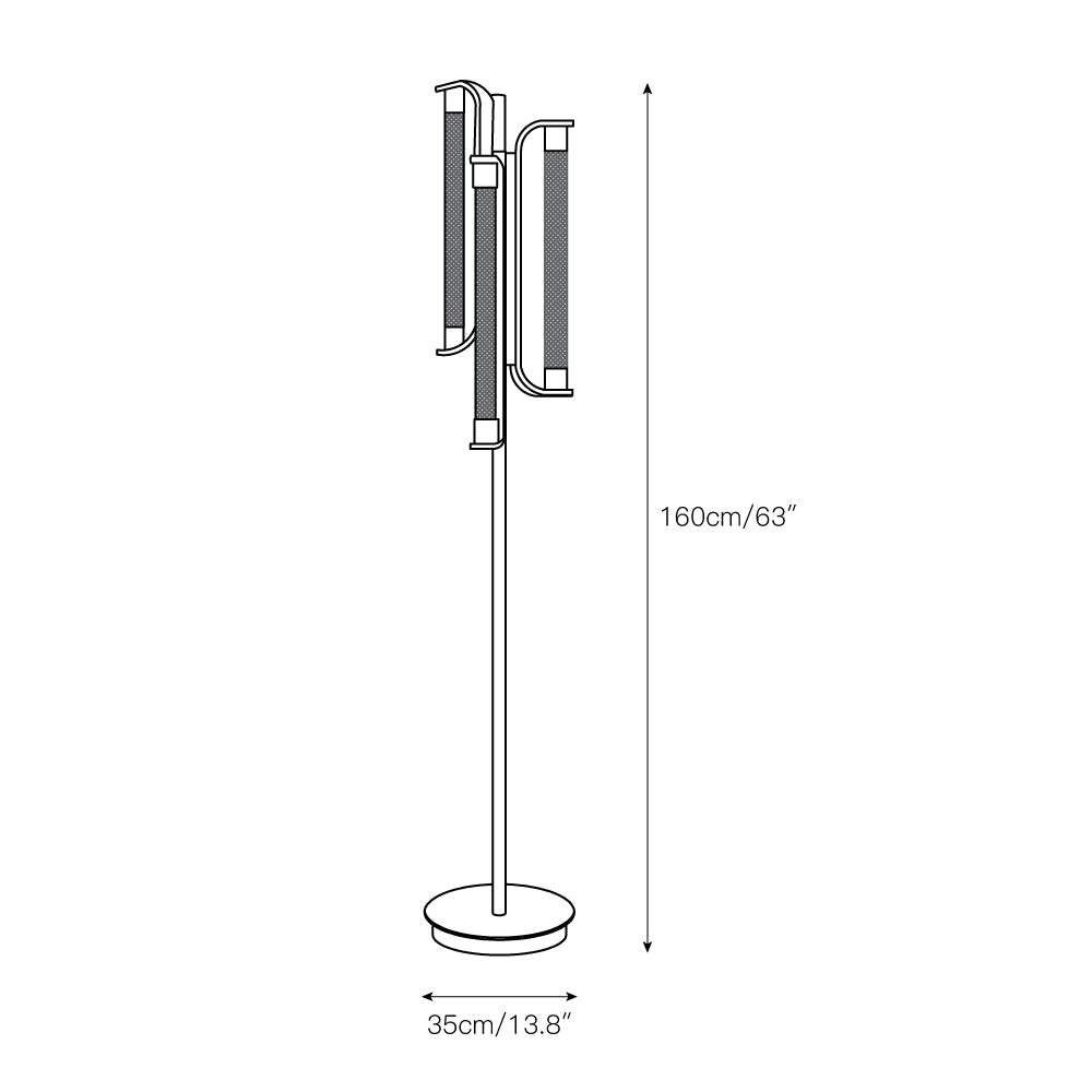Tycho Floor Lamp - Lamp Copper