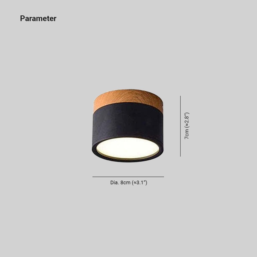 Luxin Cylindrical Flush Mount Ceiling Light