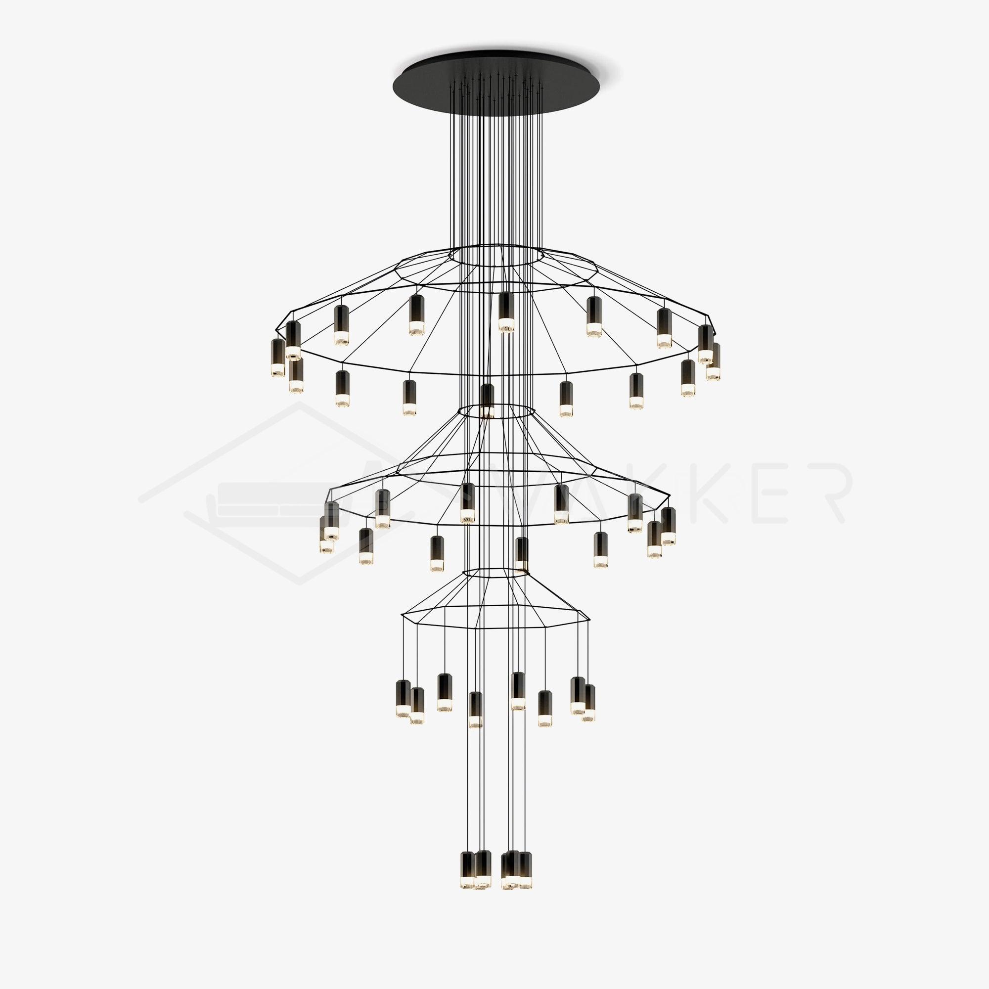 Lines Chandelier - Blowlighting