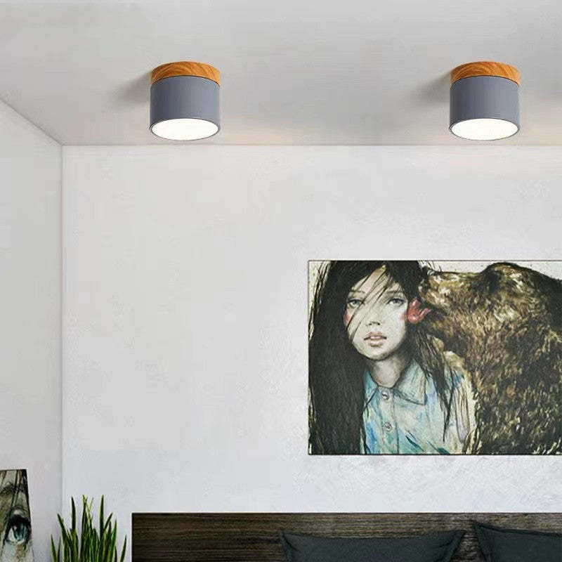 Luxin Cylindrical Flush Mount Ceiling Light