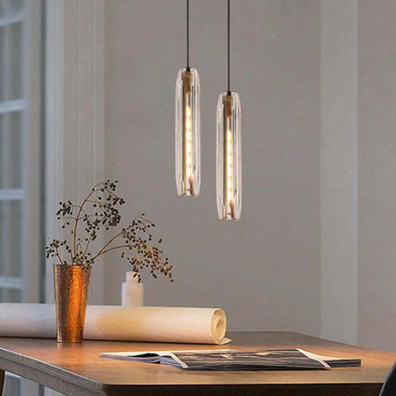 Orinex Brass Designer Glass Pendant Lamp Smoky