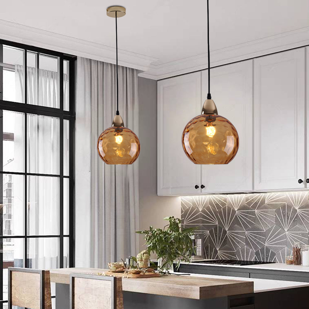 Avo Ripple Glass Pendant Lights
